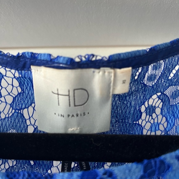 Blue lace shift dress - Picture 2 of 7